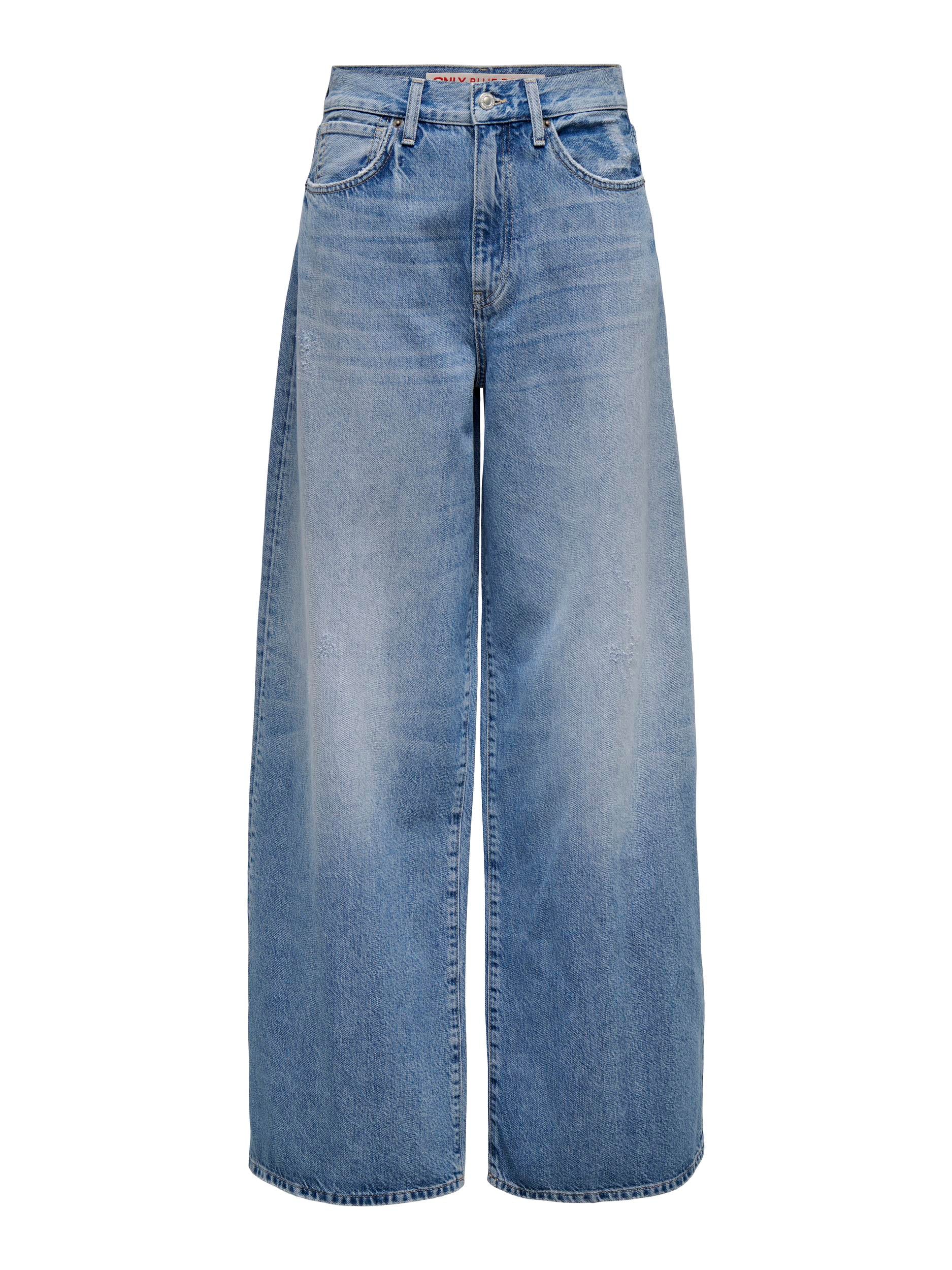 Only - Blue Denim Wide Leg Jeans – Thunder Egg