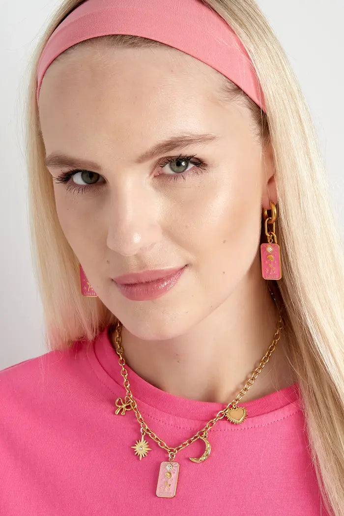 The Edit - Rose Lovers Earrings in Gold