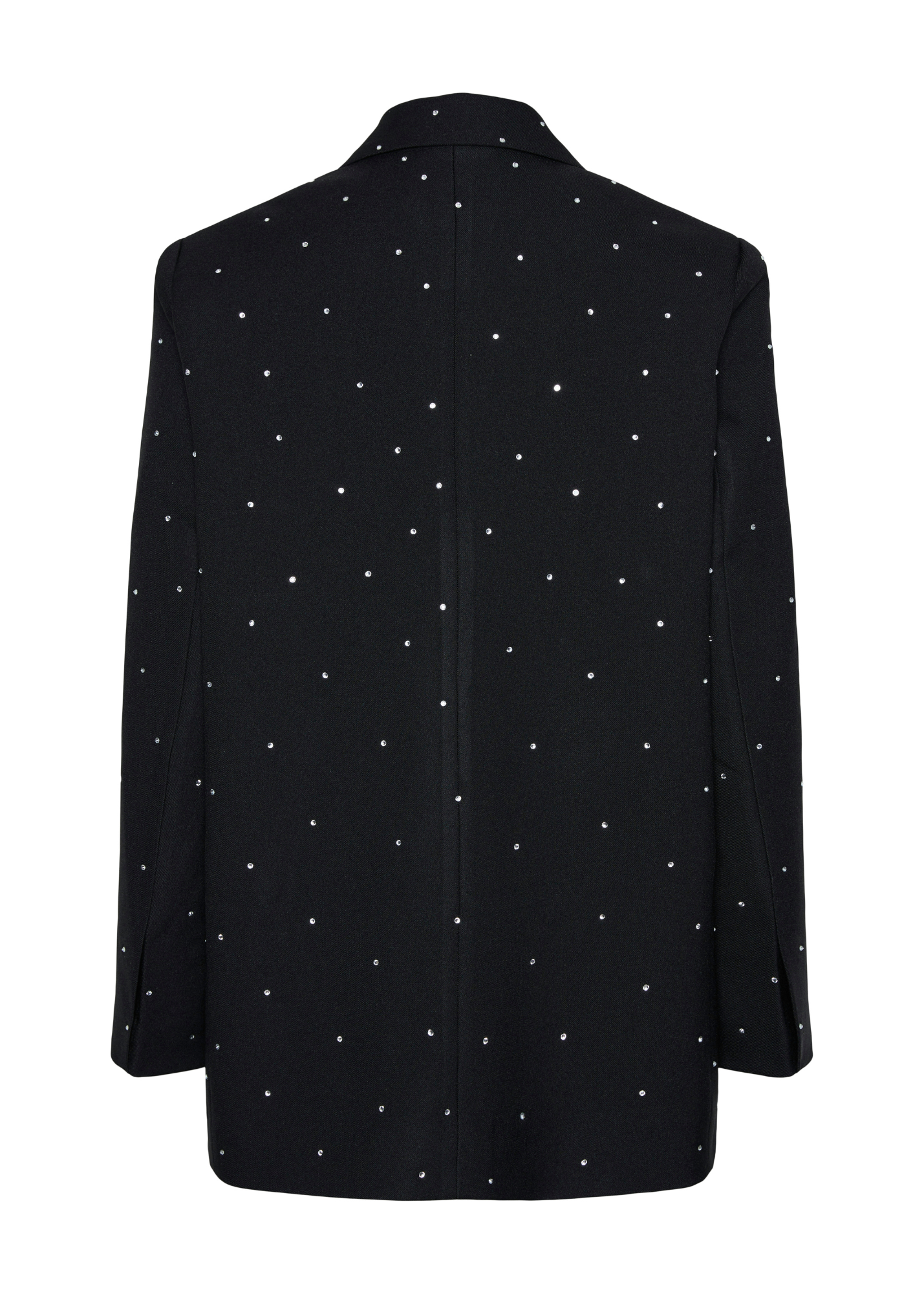 Pieces - Black Blazer with Rhinestones