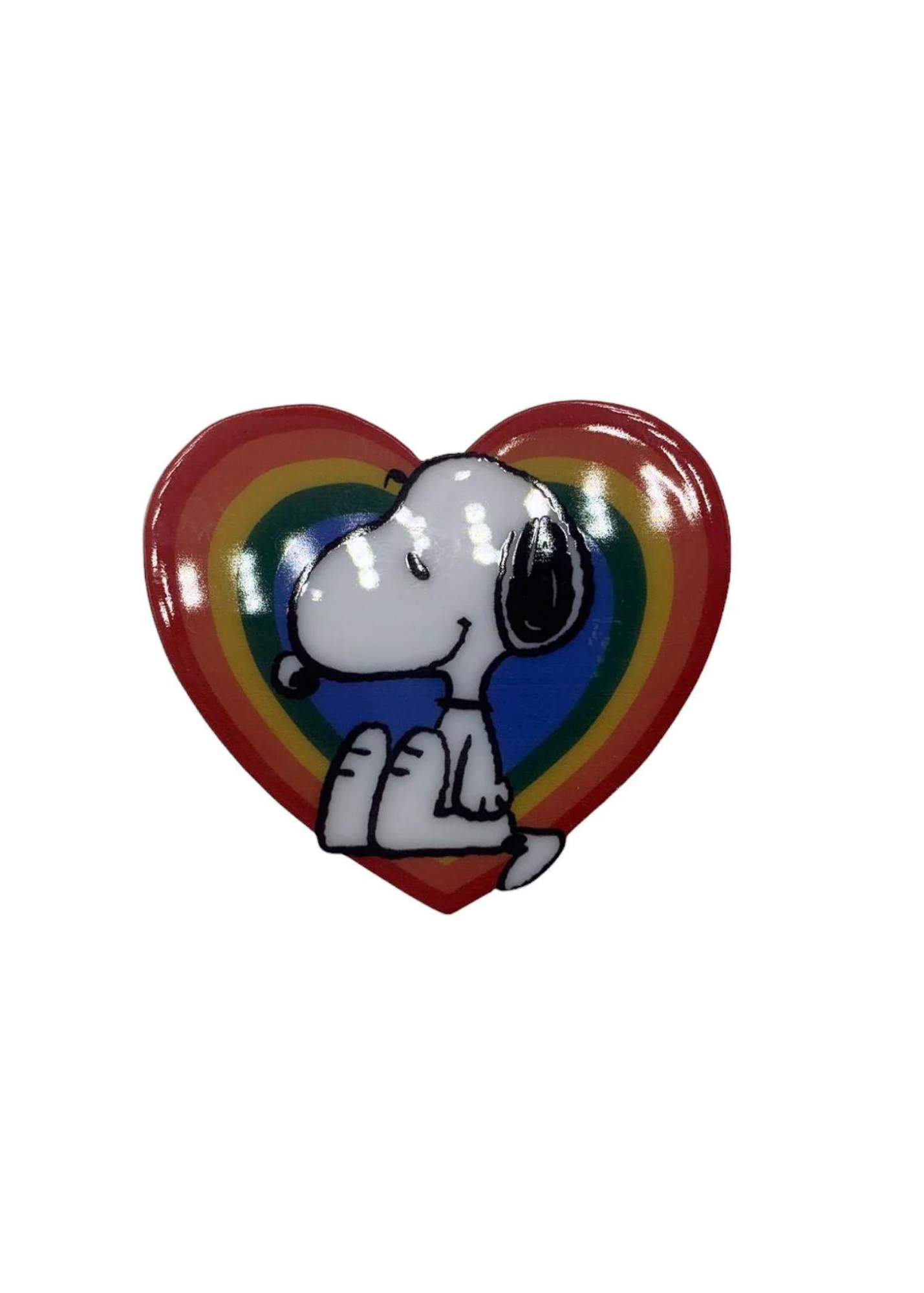 House of Disaster - Peanuts Rainbow Brooch