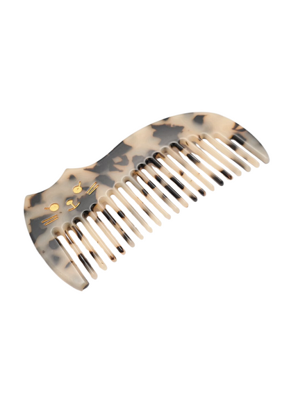 The Edit - Black & White Cat Hair Comb