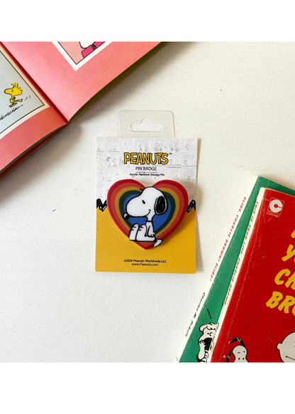 House of Disaster - Peanuts Rainbow Brooch