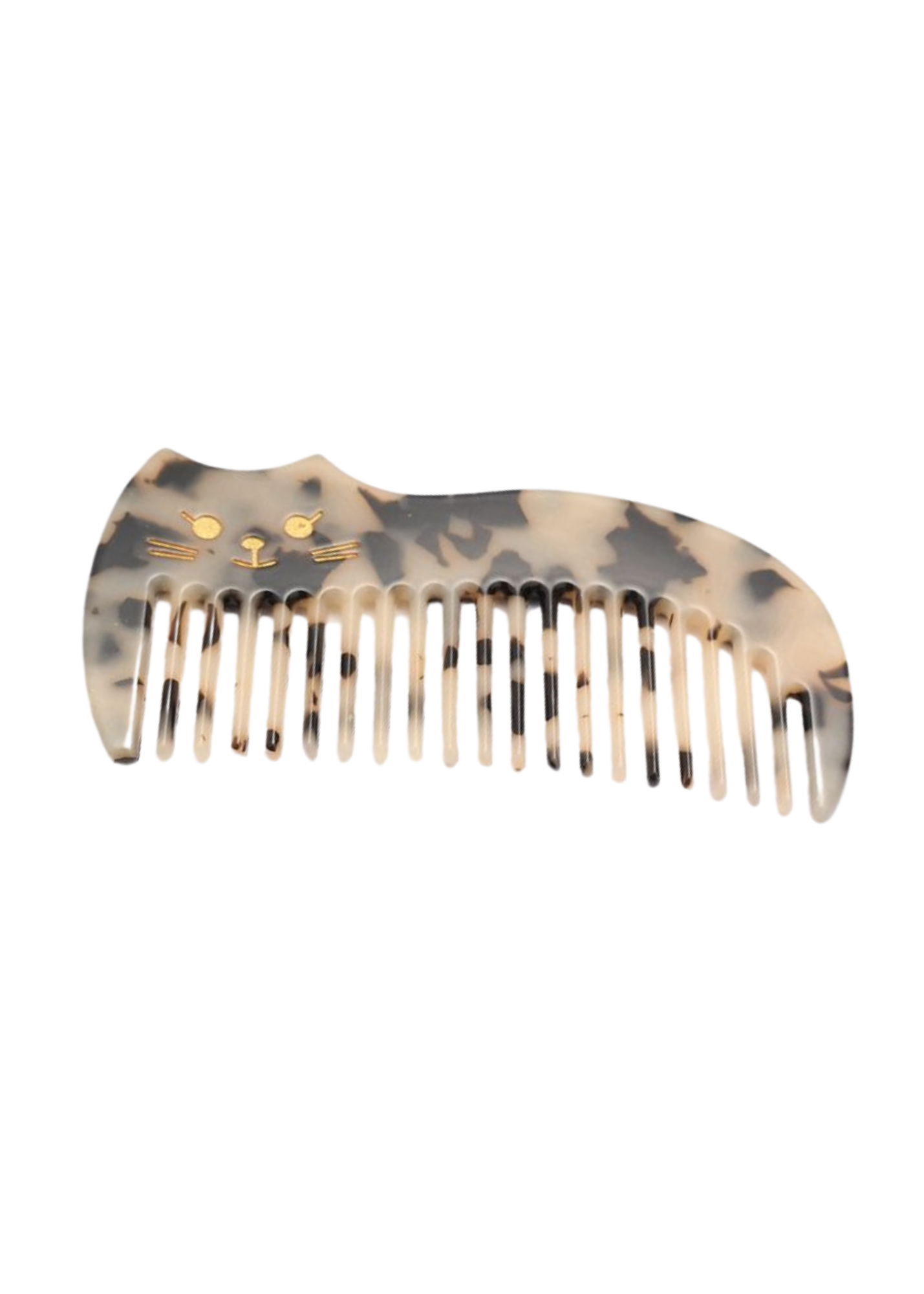 The Edit - Black & White Cat Hair Comb