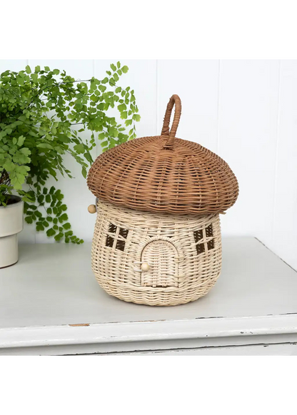 Rex London - Rattan Mushroom House Basket