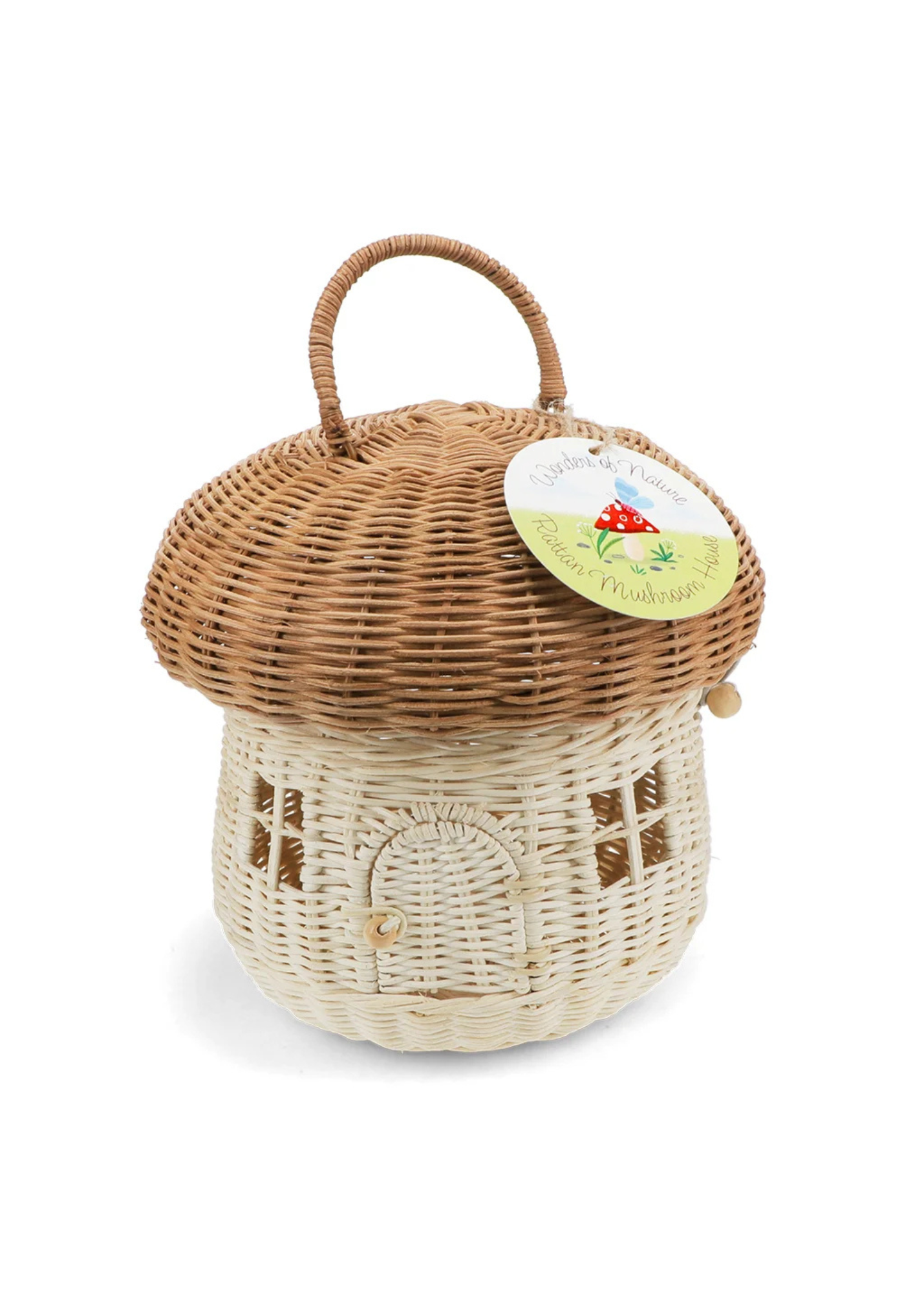 Rex London - Rattan Mushroom House Basket