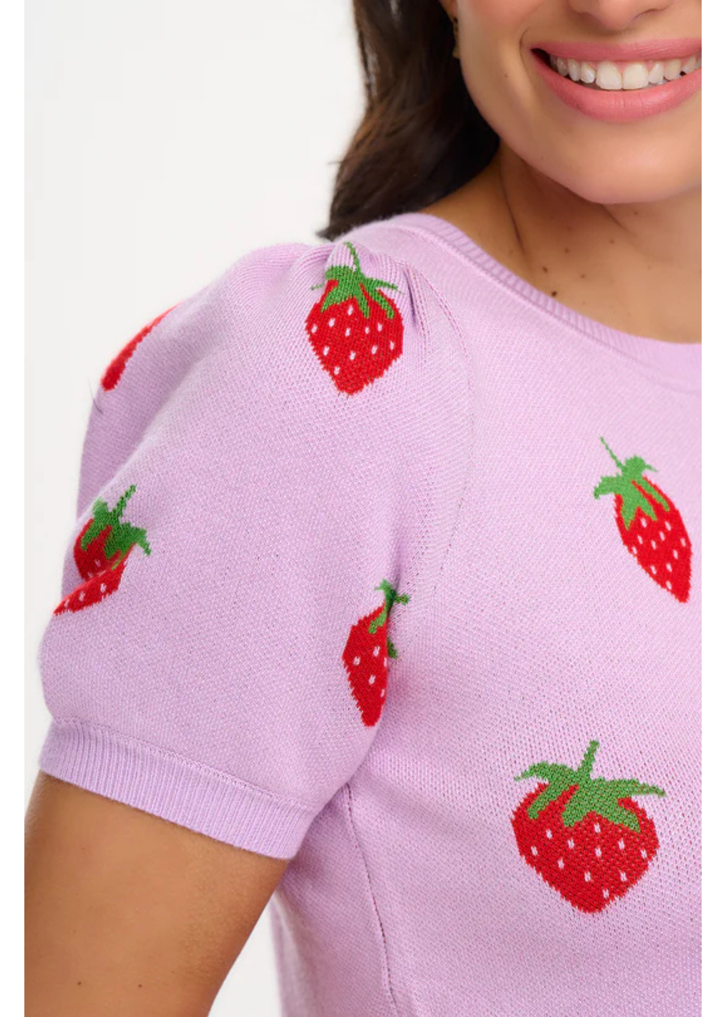 Sugarhill Brighton - Dominique Strawberry Knit Top