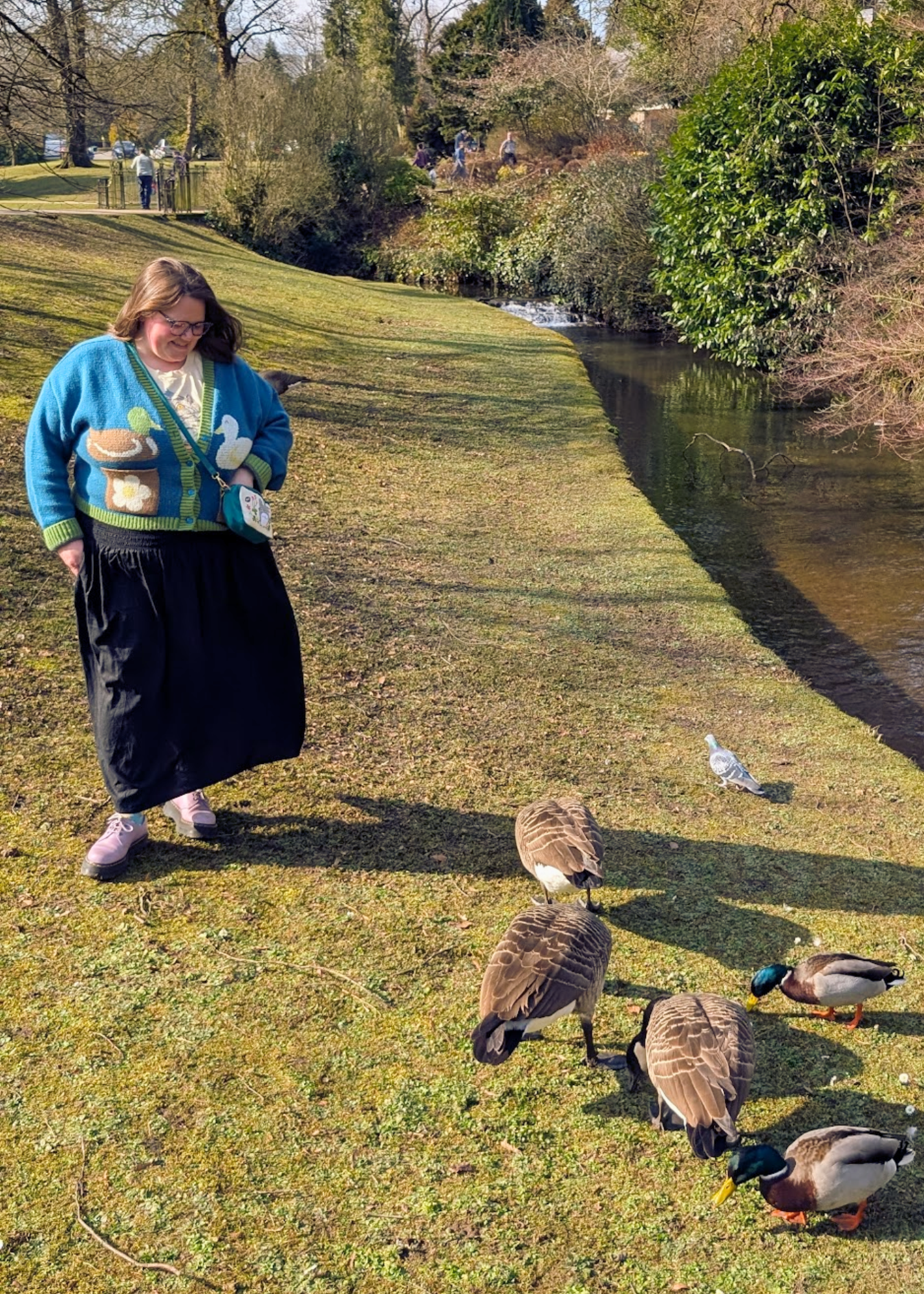 Home of Rainbows - Fluffy Duck Knit Cardigan