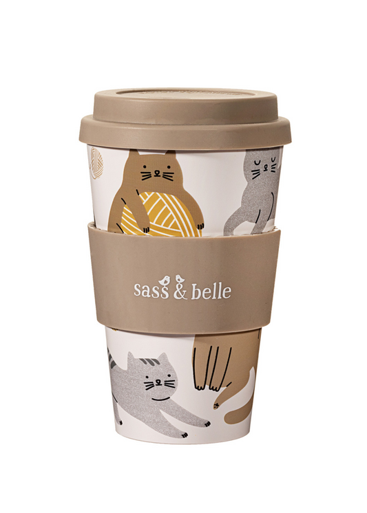 Sass & Belle - Cute Cats Travel Coffee Cup