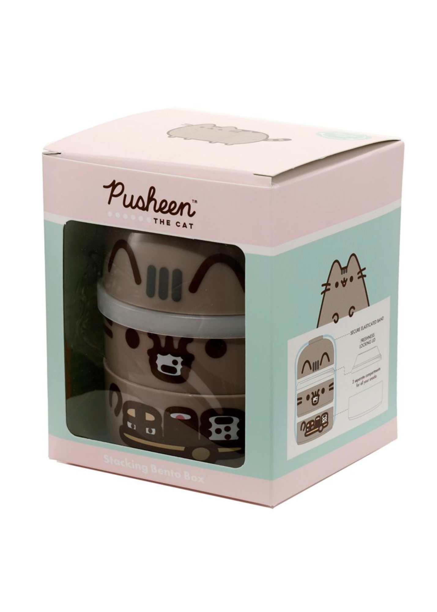 Puckator - Pusheen the Cat Stacked Round Bento Box