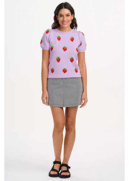 Sugarhill Brighton - Dominique Strawberry Knit Top