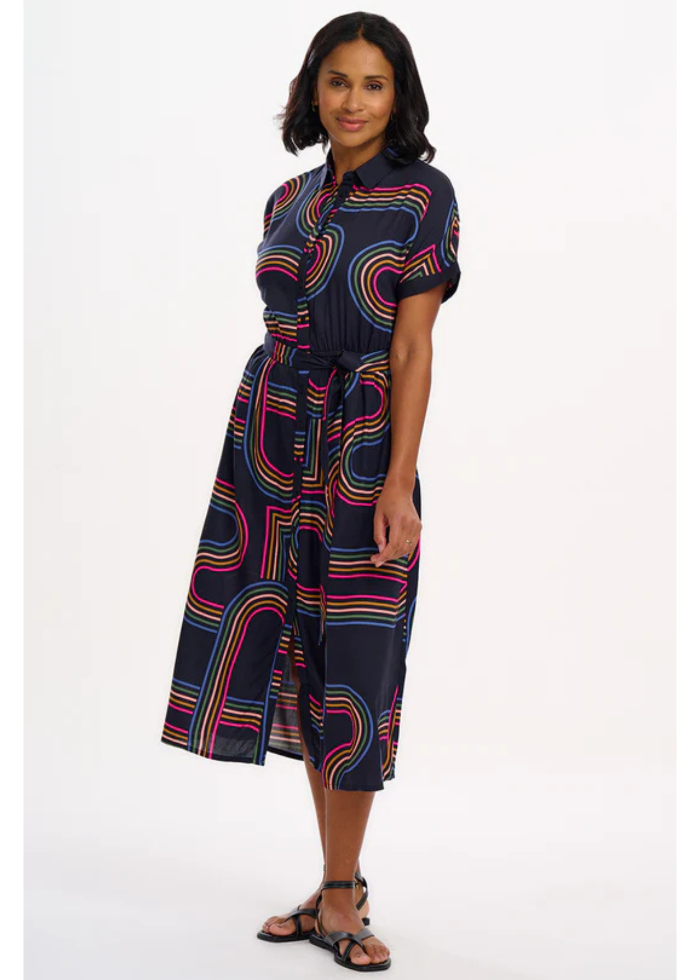 Sugarhill Brighton - Leigh Midi Shirt Dress