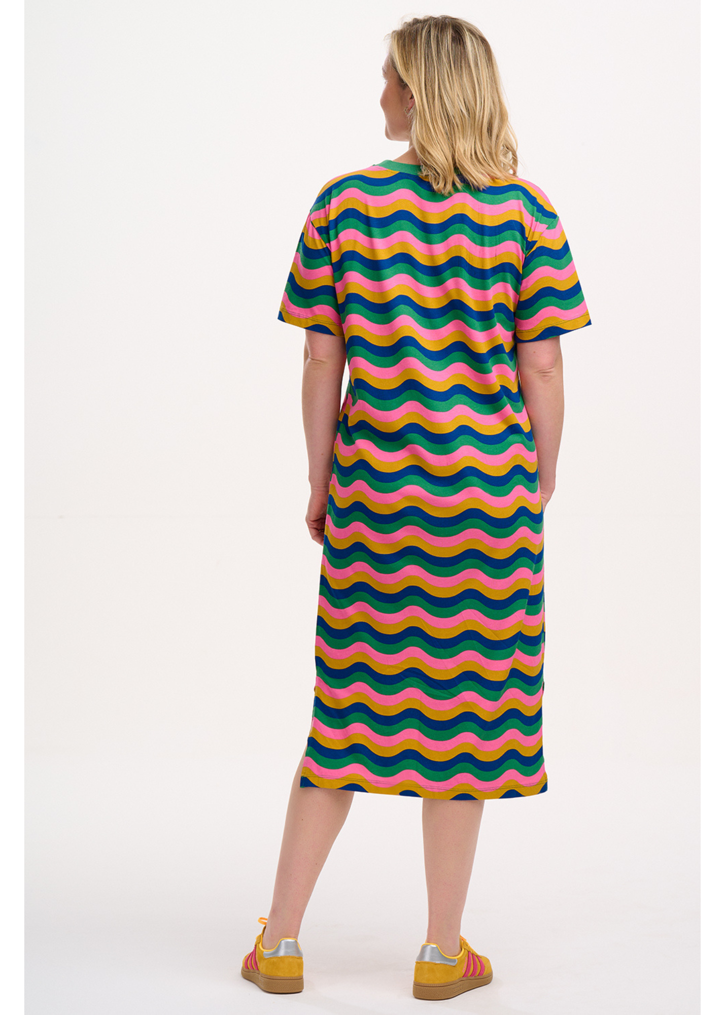 Sugarhill Brighton - Stephanie Rainbow Midi T-shirt Dress