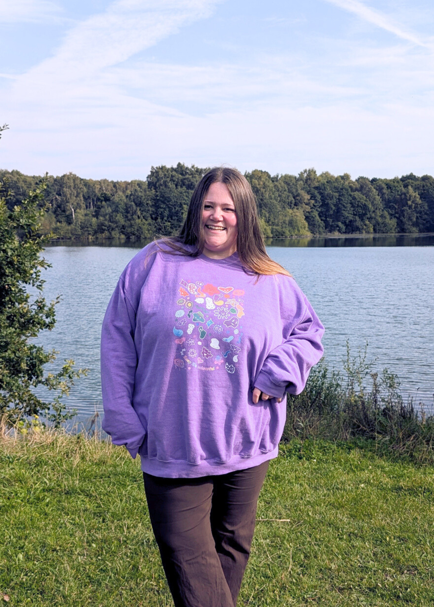 Home of Rainbows - Unisex Keep Life Colourful Sweater (+ Charity Donation)