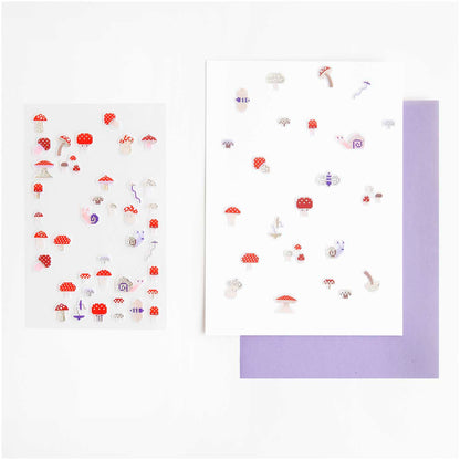 Rico Design - Mushroom Gel Sticker Sheet