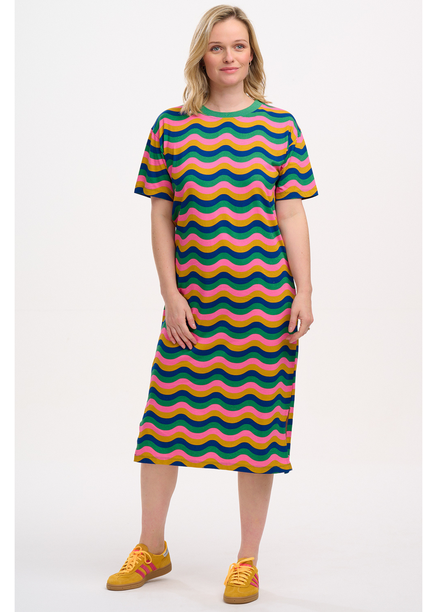 Sugarhill Brighton - Stephanie Rainbow Midi T-shirt Dress