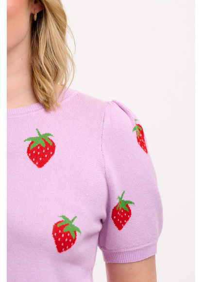 Sugarhill Brighton - Dominique Strawberry Knit Top