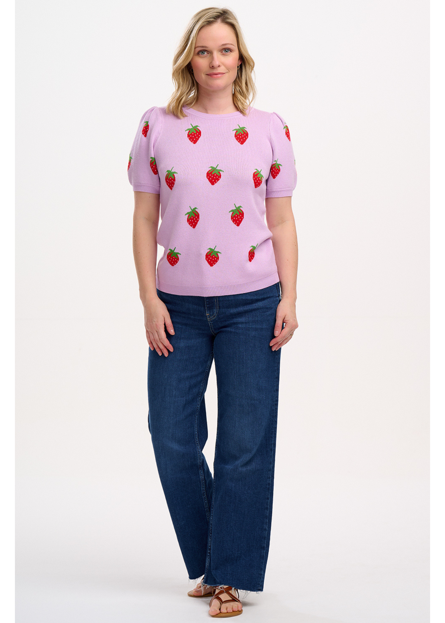 Sugarhill Brighton - Dominique Strawberry Knit Top