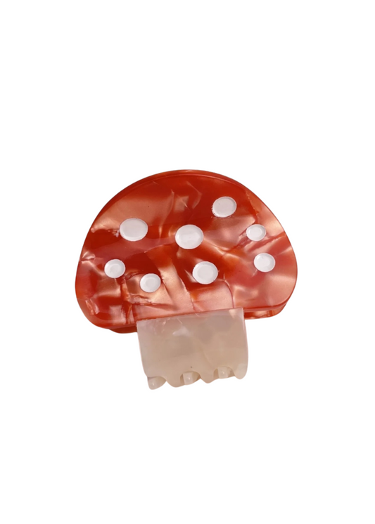 The Edit - Red Mushroom Hair Claw