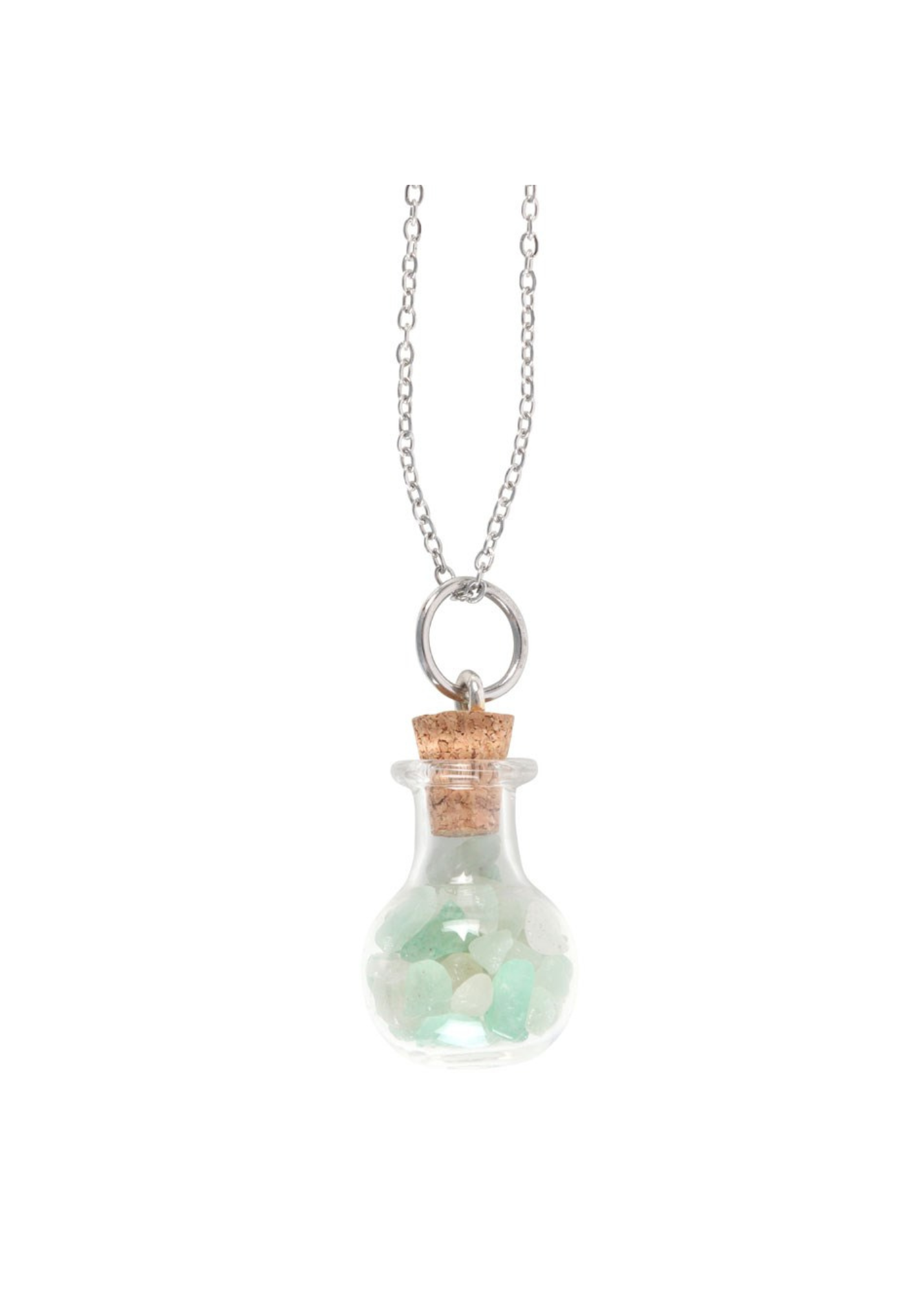 Something Different - Luck Potion Green Aventurine Crystal Chip Necklace