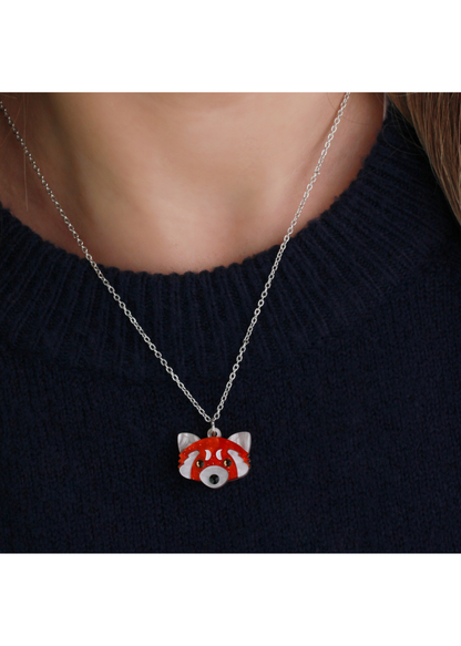 Little Moose - Red Panda Charm Necklace