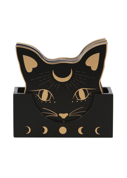 Something Different - Mystic Mog Set of 4 Coasters