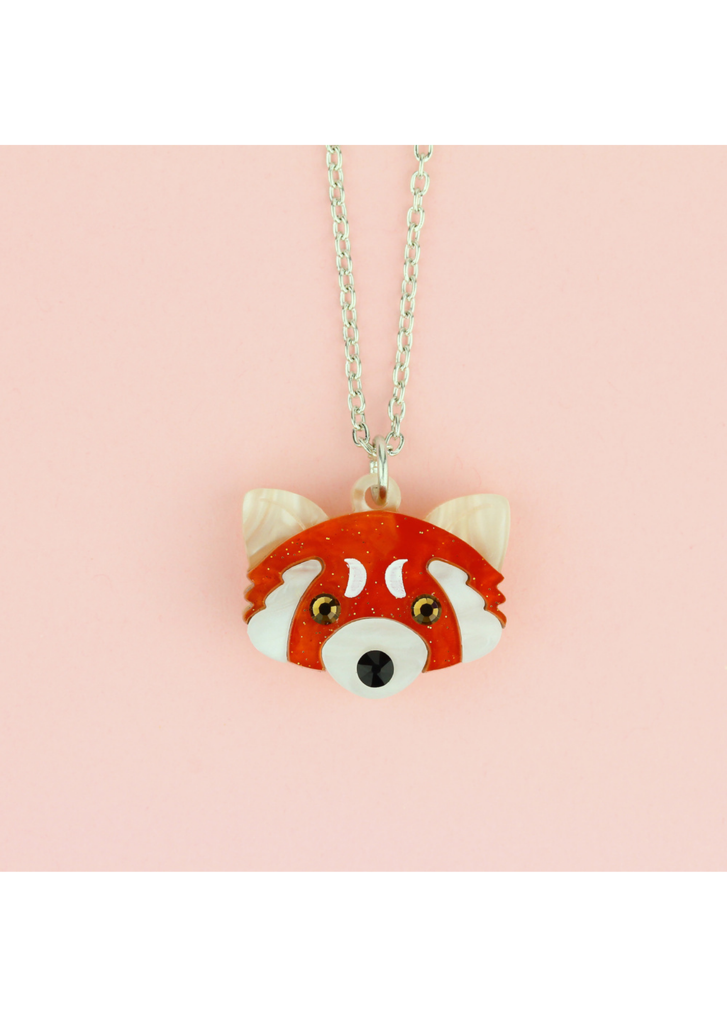 Little Moose - Red Panda Charm Necklace