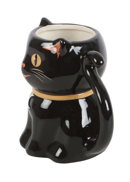 Something Different - Black Cat Shaped Mug