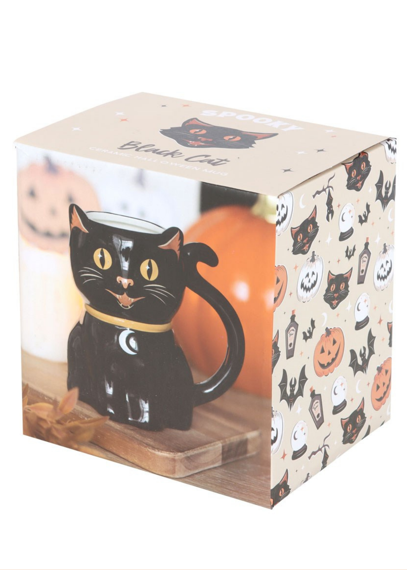 Something Different - Black Cat Shaped Mug