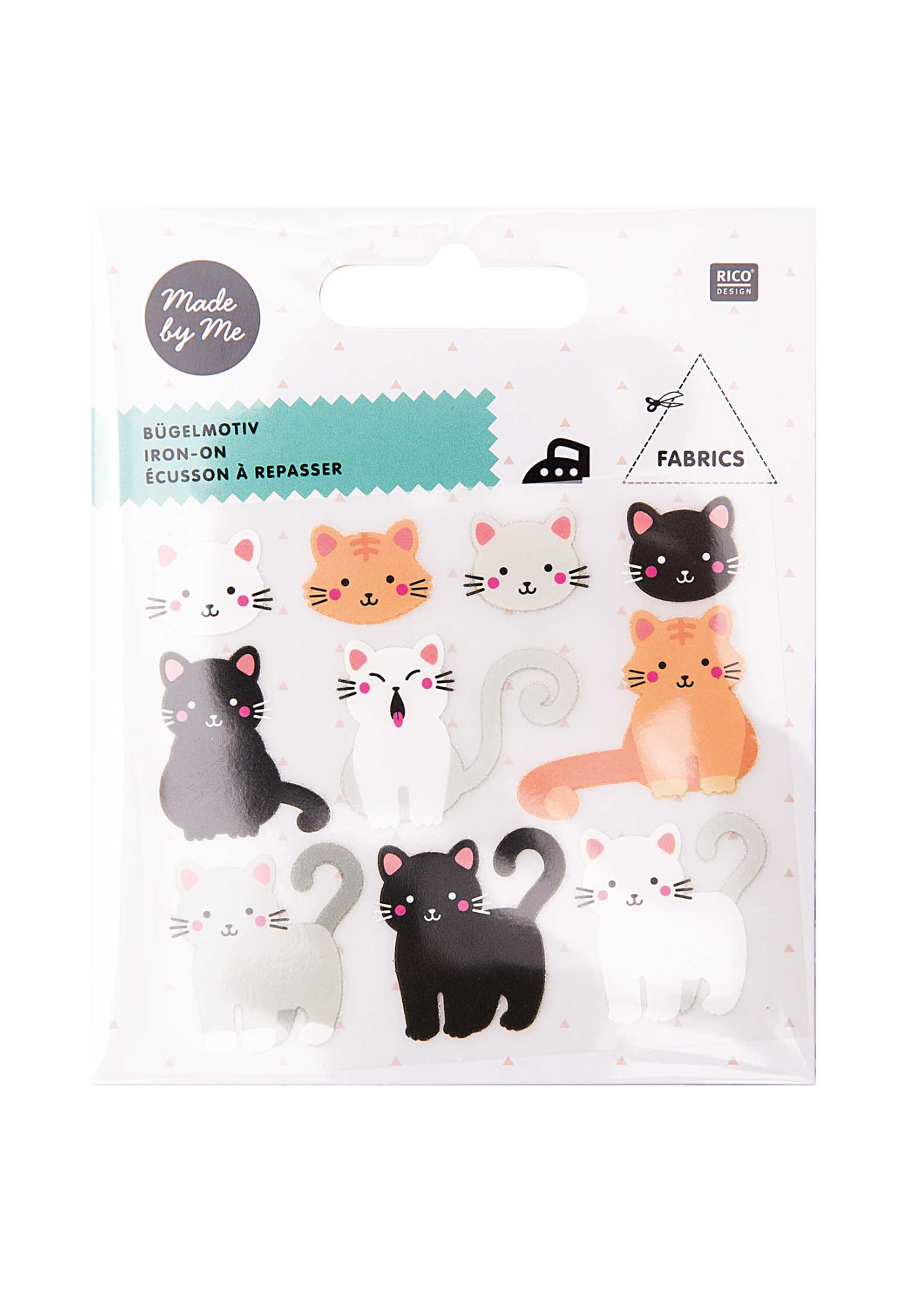 Rico Design - Iron-on Cat Transfers for Fabric