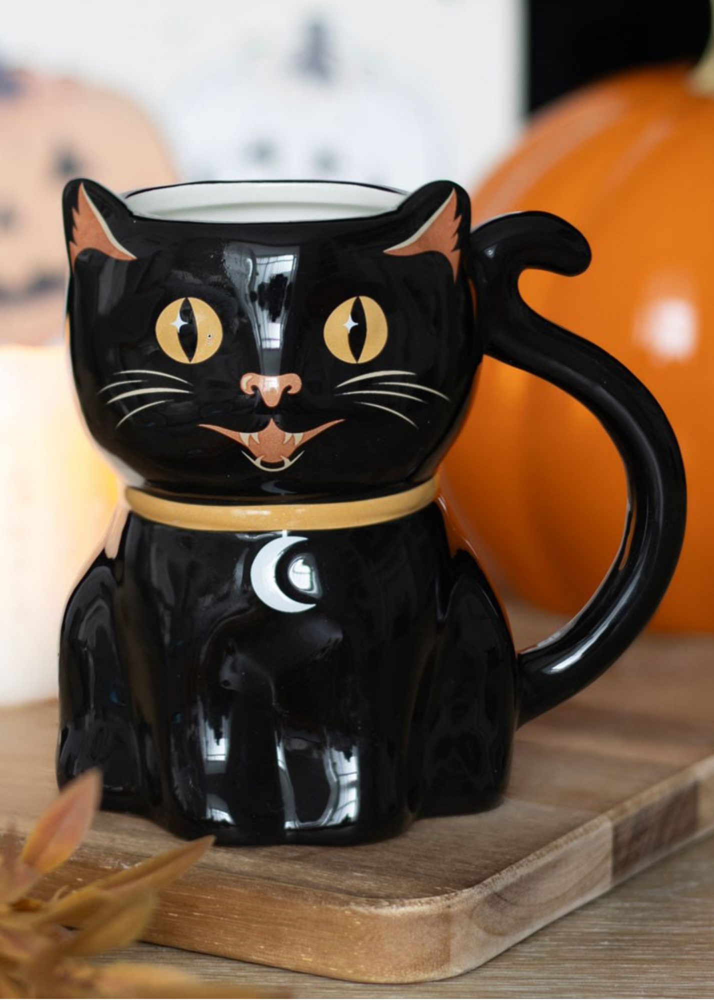 Something Different - Black Cat Shaped Mug