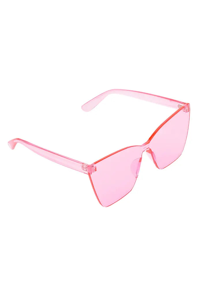 The Edit -  Pink Frameless Sunglasses