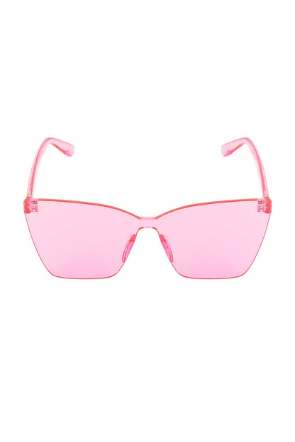 The Edit -  Pink Frameless Sunglasses