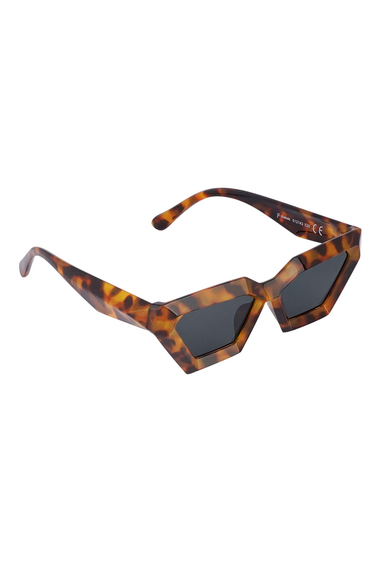 The Edit - Angular Sunglasses in Tortoiseshell