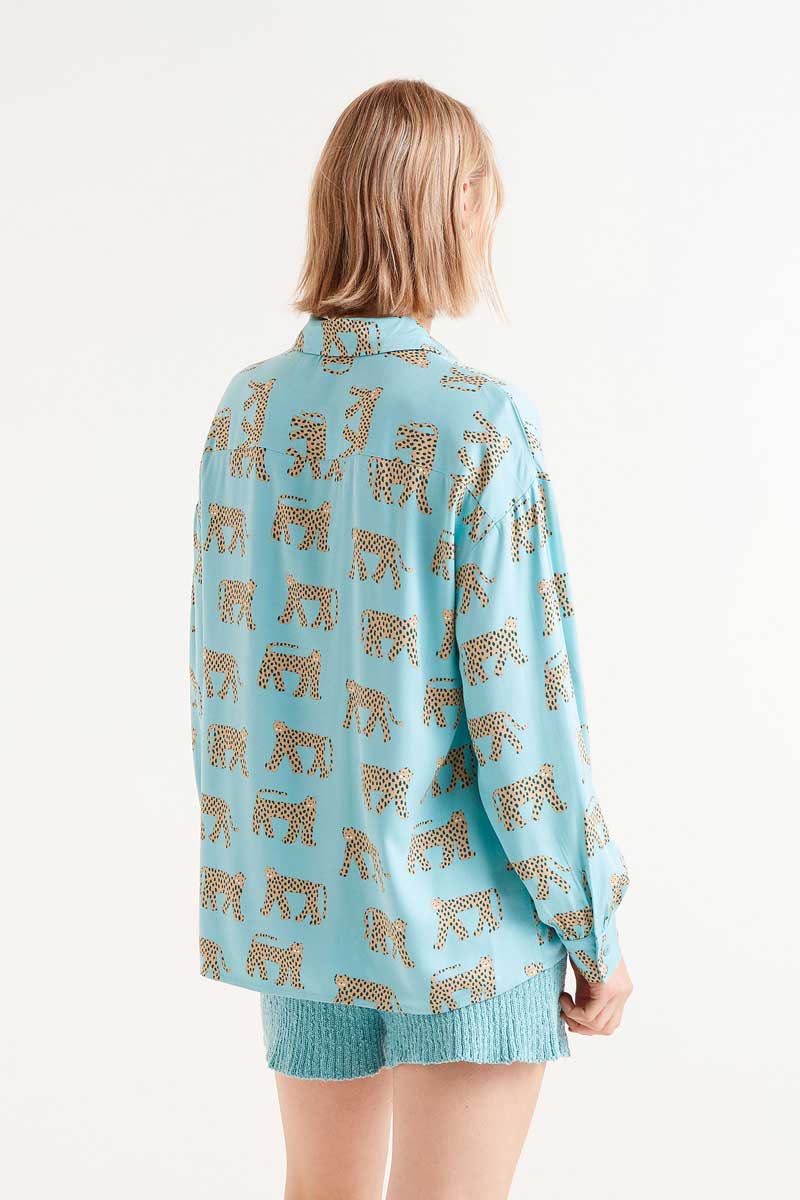 Compañia Fantastica - Blue Jaguar Shirt