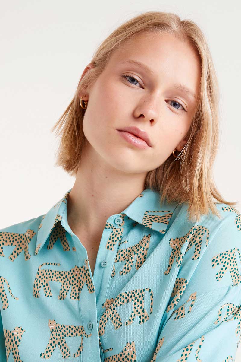 Compañia Fantastica - Blue Jaguar Shirt