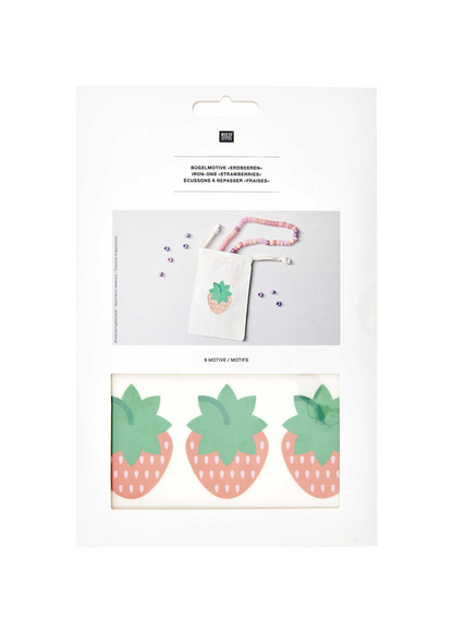 Rico Design - Iron-on Strawberry Transfers for Fabric