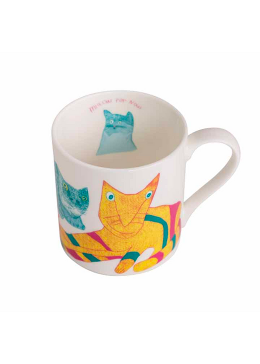 Arthouse Unlimited - Miaow for Now Fine Bone China Mug