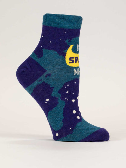 Blue Q - Big Space Nerd Ankle Socks