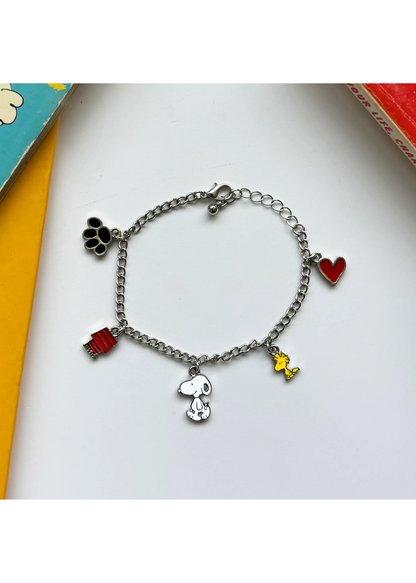 House of Disaster - Peanuts Snoopy Charm Bracelet