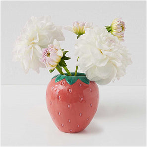 Rico Design - Small Ceramic Strawberry Vase