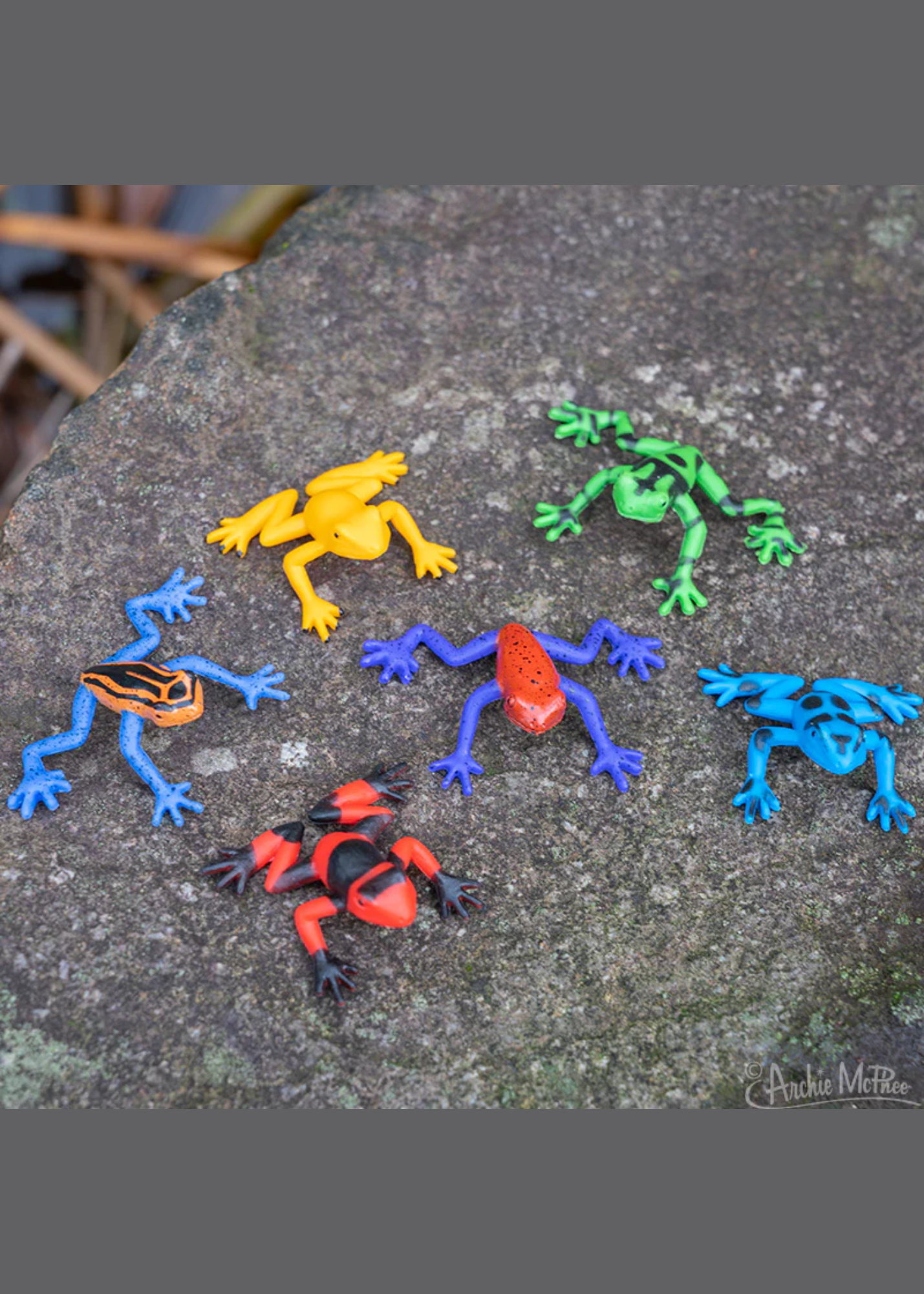 Archie McPhee - Itty Bitty Poison Dart Frogs (bag of 6)