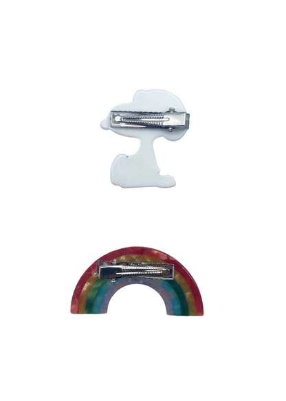 House of Disaster - Peanuts Rainbow Snoopy Hair Clips