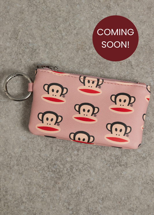 Daisy Street x Paul Frank -  Pink Multi Julius Face Coin Purse