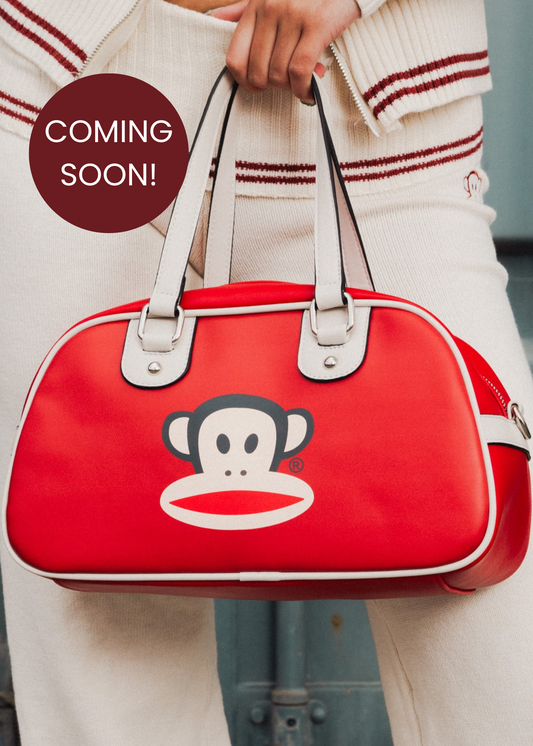 Daisy Street x Paul Frank – Red Contrast Bowling Bag