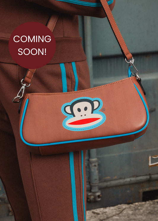 Daisy Street x Paul Frank – Brown & Blue 90's Shoulder Bag