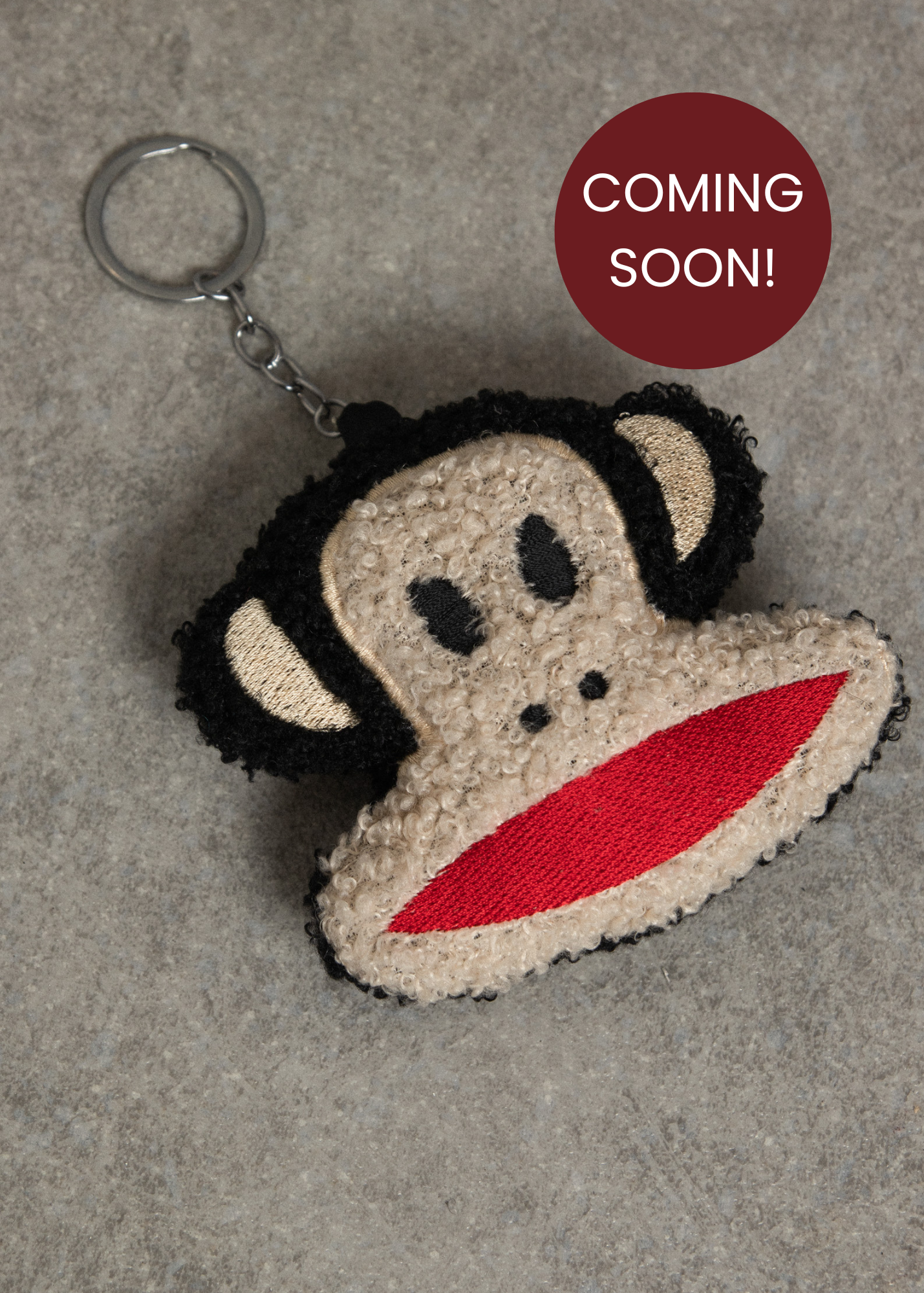 Daisy Street x Paul Frank - Boucle Julius Head Plush Keyring