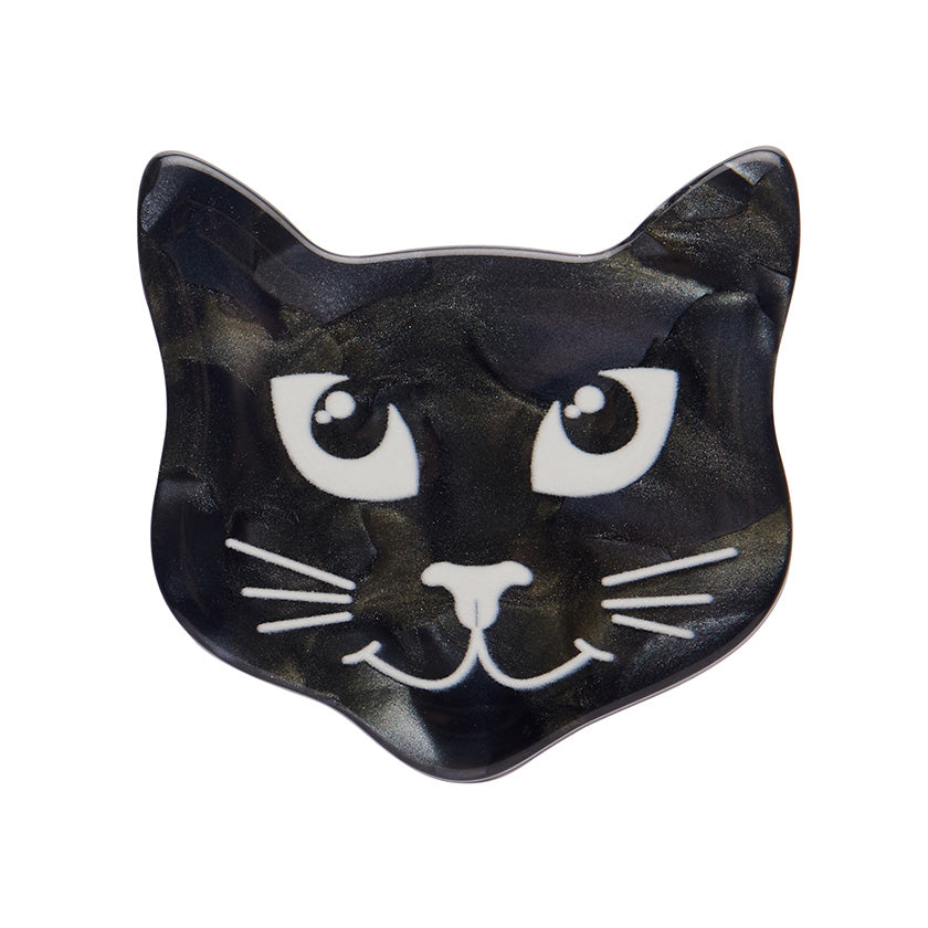 Erstwilder - Cat Head Mini Brooch