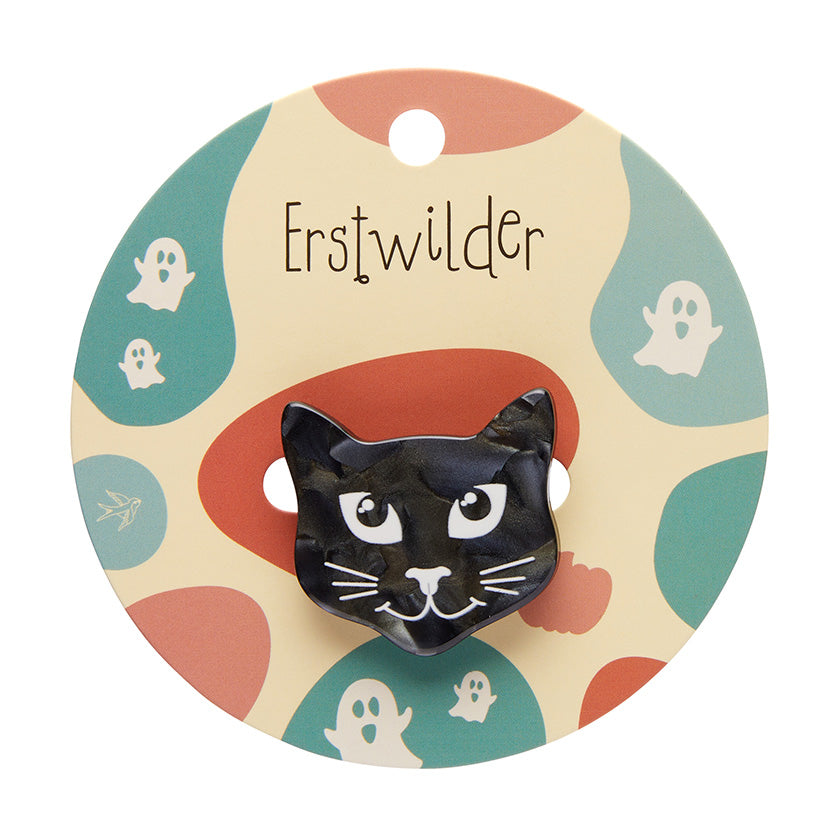 Erstwilder - Cat Head Mini Brooch