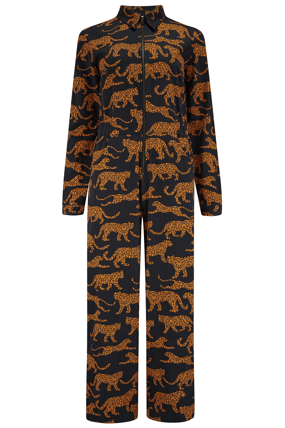 Sugarhill Brighton - Large Leopards Gertie Cropped Jumpsuit