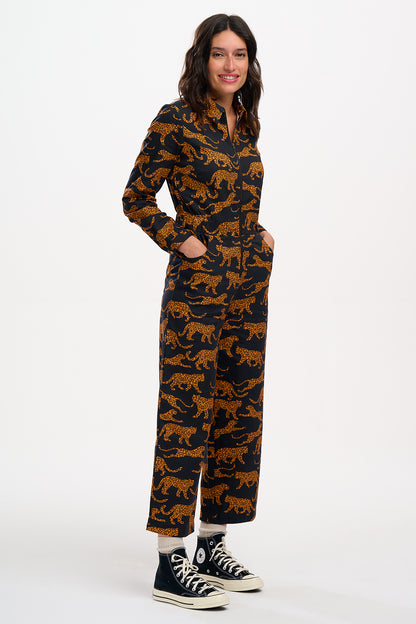 Sugarhill Brighton - Large Leopards Gertie Cropped Jumpsuit